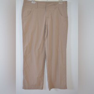Lucy Beige Straight Leg Drawstring Studio Pants Size S